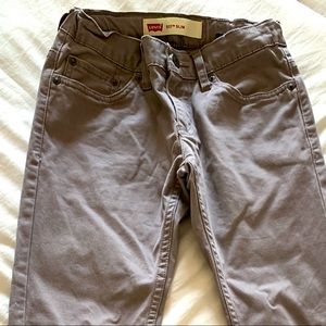 Boys Levi gray pants